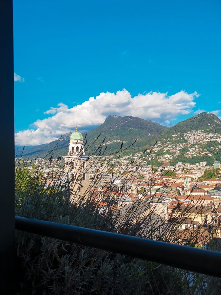 vista sobre a cidade de Lugano