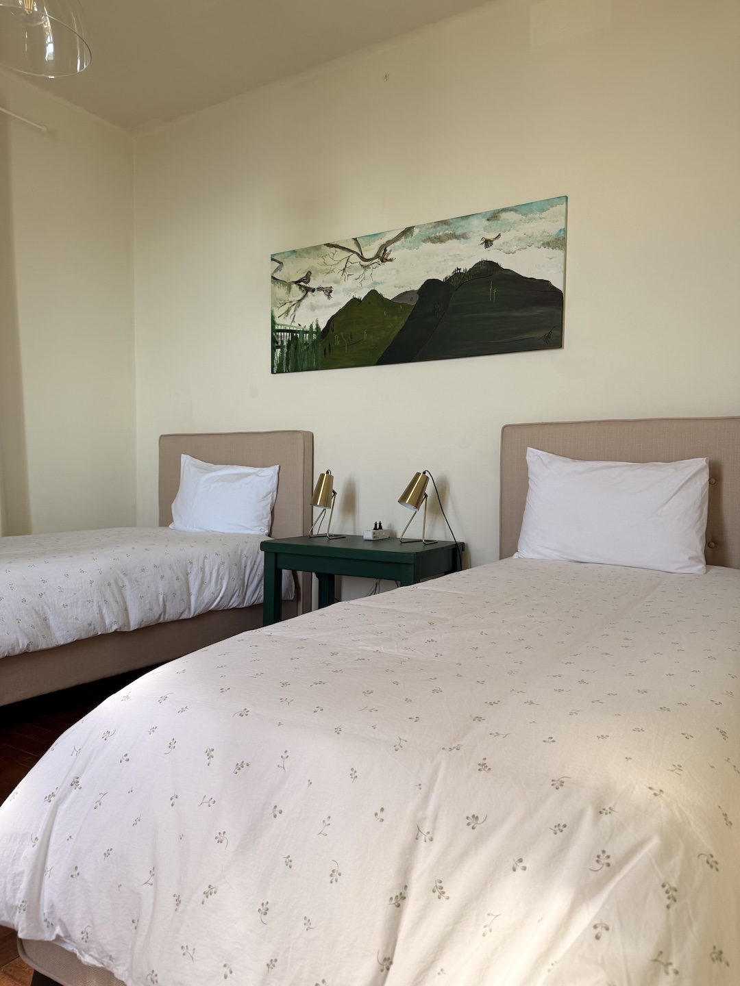 quarto de dormir na Casa Branca do Monte